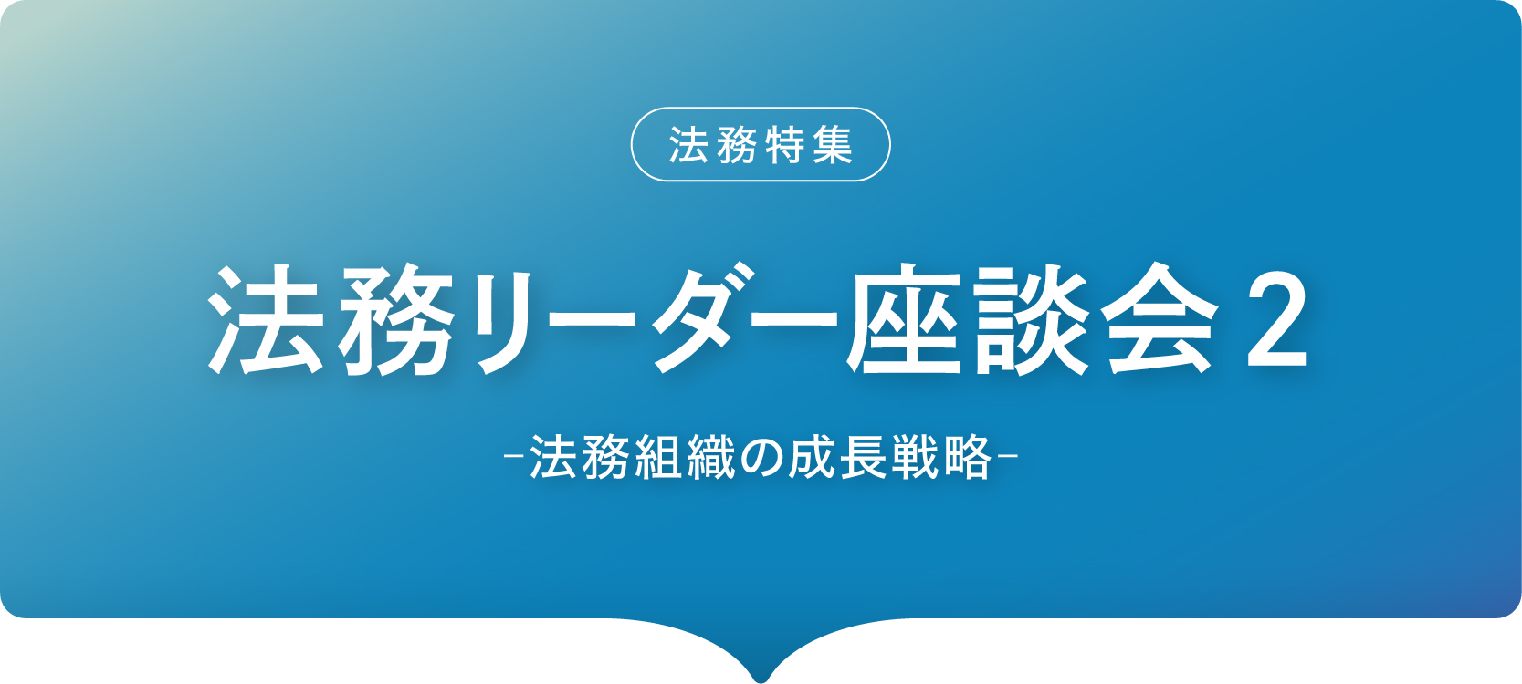 法務リーダー座談会2 -法務組織の成長戦略-